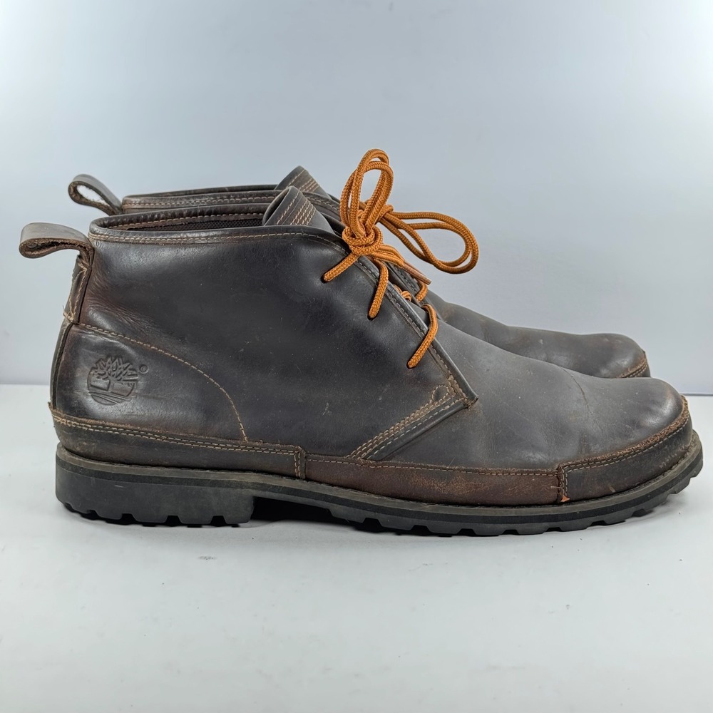 Timberland Earthkeepers Brown Leather Chukka Boots Mens 12M 84587 Lug Sole